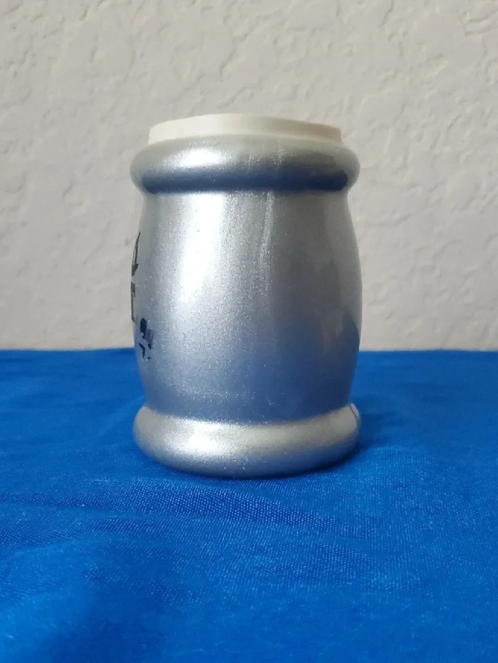Vintage Coors Light Silver Barrel Koozie Mug Insulated Can Cooler Retro Barware